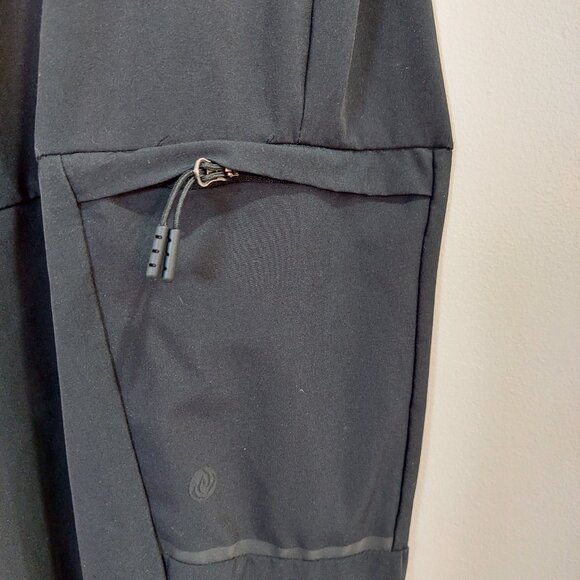 Apana Black Cargo  Track Training Pant, Women's S - Picture 2 of 9